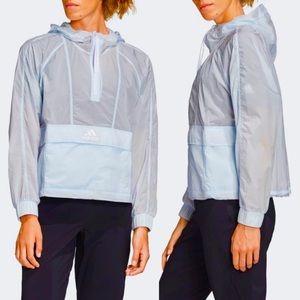 Adidas Womens Cropped Wind Rdy Windbreaker Jacket